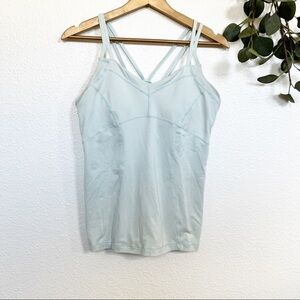 Zella- Light Blue Strappy Yoga Tank- M